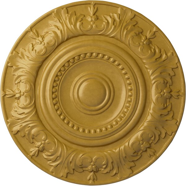 Ekena Millwork Biddix Ceiling Medallion (Fits Canopies up to 7 1/2"), 20 7/8"OD x 1 1/4"P, Iridescent Gold CM20BXIGS - main